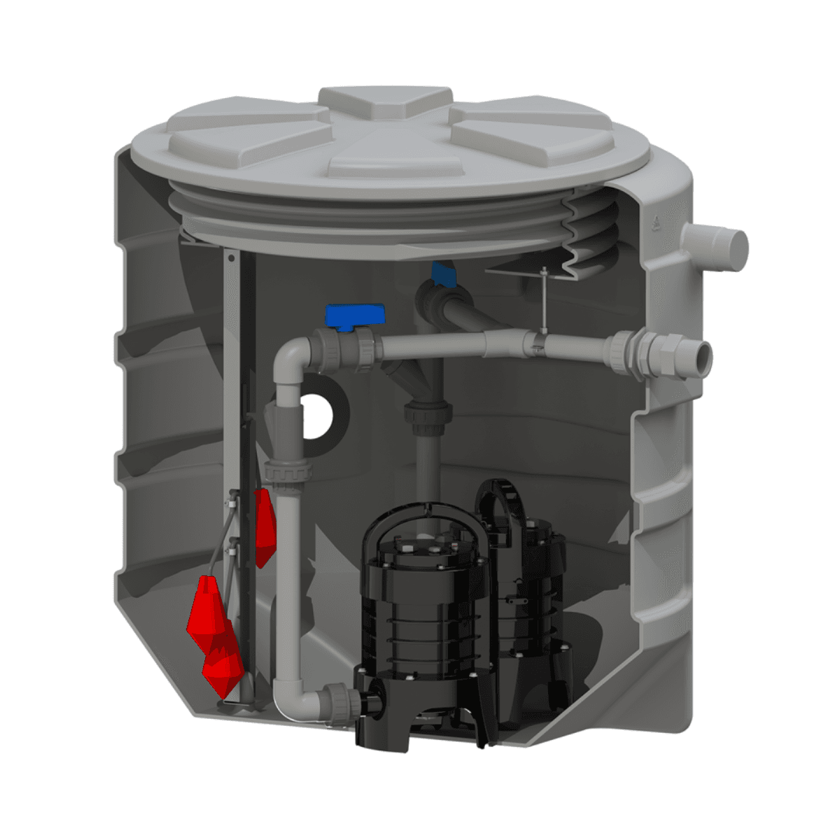 SFA SANIFOS 610 1 VX SP S pompunits - Vortex enkelvoudige versie met referentie SANIFOS6101VXSPS van het merk SFA SANITRIT