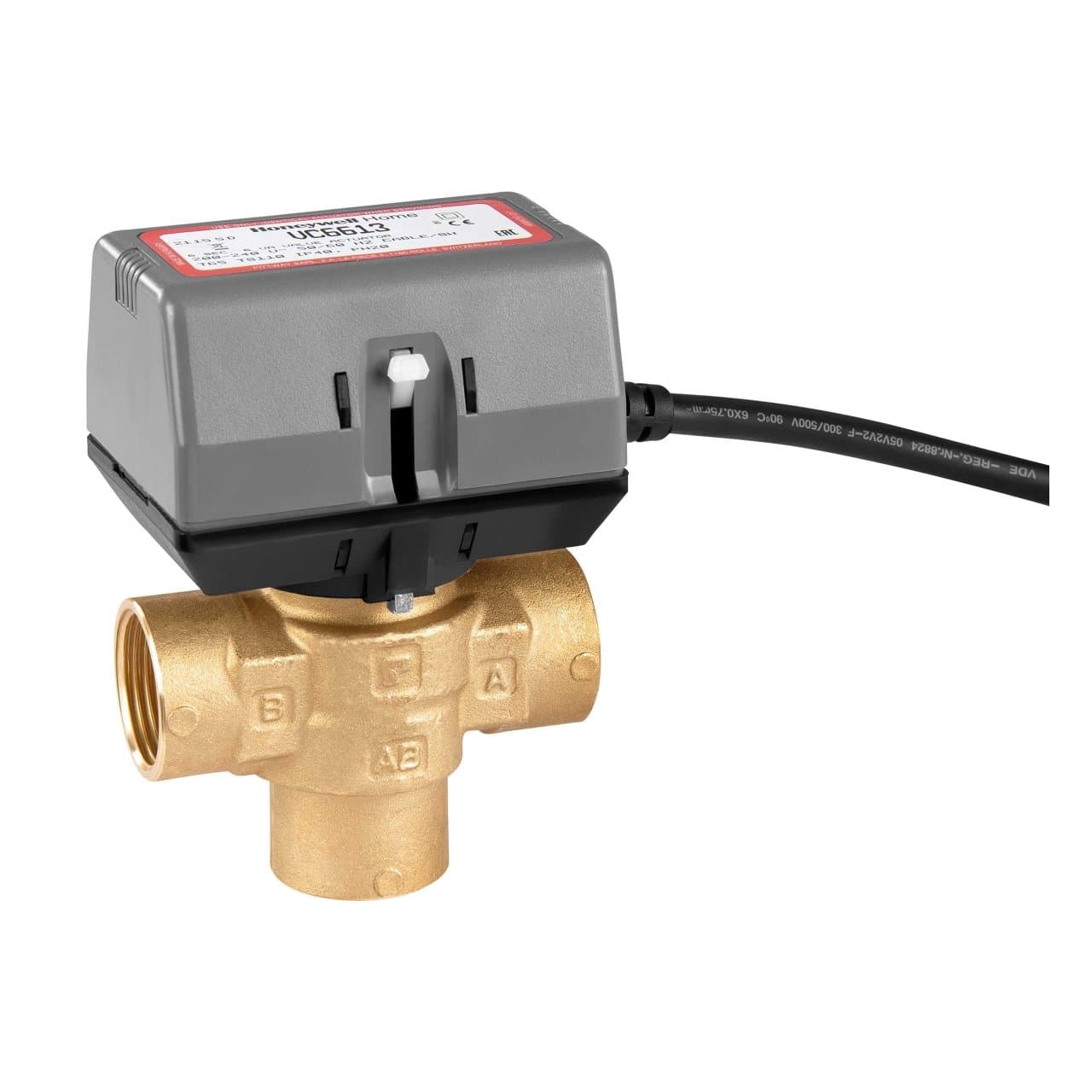 3-weg 3/4" gemotoriseerde zoneklep met referentie VC6613MH6000/U van het merk RESIDEO