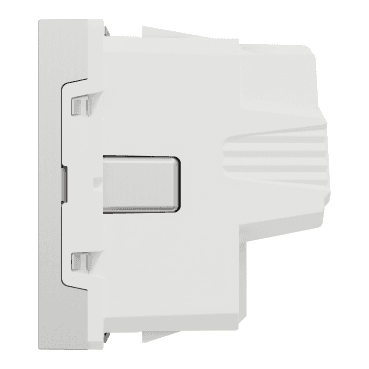 Schuko stopcontact basis aluminium New Unica Studio met referentie NU303730 van het merk SCHNEIDER ELECTRIC