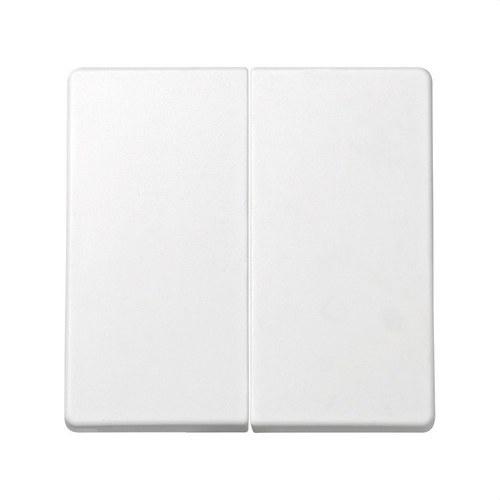 Dubbele toets voor bedieningsmechanismen wit Simon 73 Loft met referentie 73026-60 van het merk SIMON