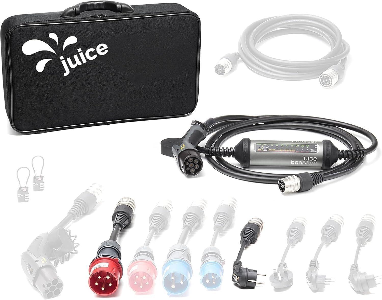 Draagbare oplader elektrische auto Juice Booster 2 Basic Set met referentie EL-JB2E2 van het merk JUICE