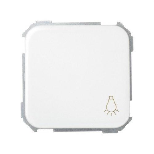 Drukknop met gravure licht en snelkoppelsysteem wit Simon 31 met referentie 31651-30 van het merk SIMON