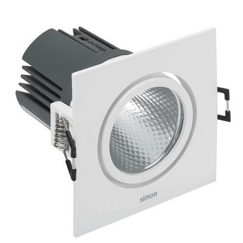 Downlight LED 703.24 KANTELBAAR VIERKANT 3000K WIDE FLOOD wit met referentie 70324030-483 van het merk SIMON