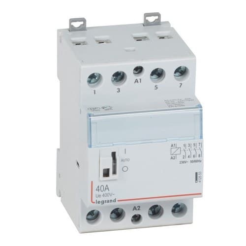 Contactor 40A 4NO 230V met referentie 412553 van het merk LEGRAND