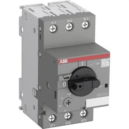 Motor Protector MS116-6.3 4.0-6.3A with reference 1SAM250000R1009 from the brand ABB