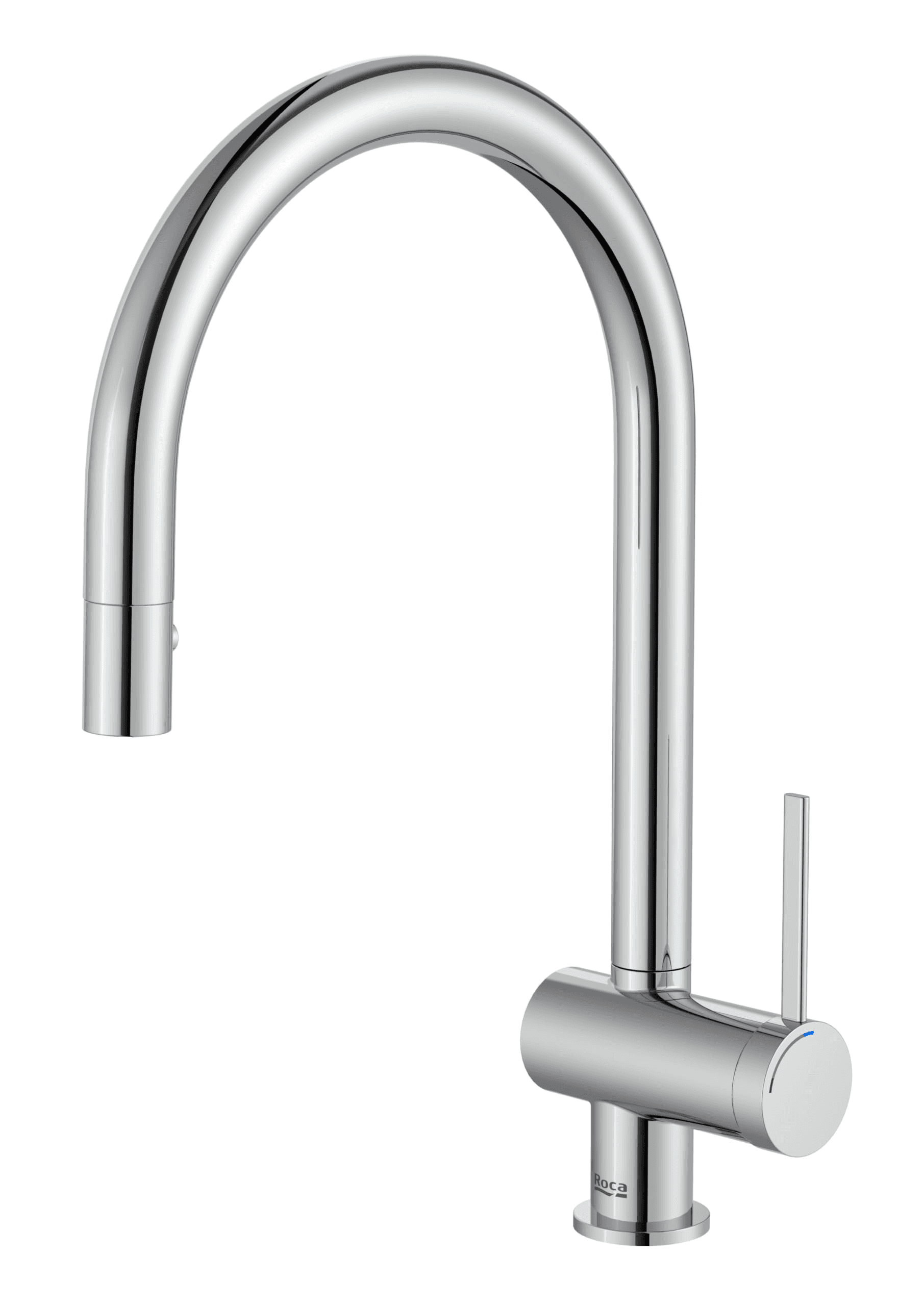 Roca Ona Kitchen Tap with Curved Spout and 2-Function Pull-Out Cold Start with reference A5A811FC00 from the brand ROCA