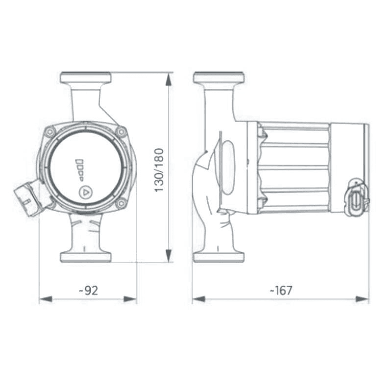 Circulatiepomp Ebara EGO W1 25/60-180 230W met referentie 1576000361 van het merk EBARA