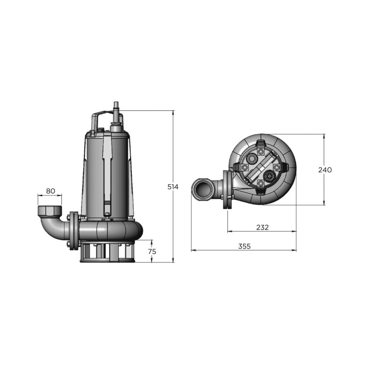 SFA Sanipump SLD 700 S Submersible Pump with reference 009PUMPSLDM from the brand SFA SANITRIT