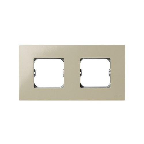 Compacte frame voor 2 elementen ivoor met frame Simon 27 Play met referentie 2700620-031 van het merk SIMON