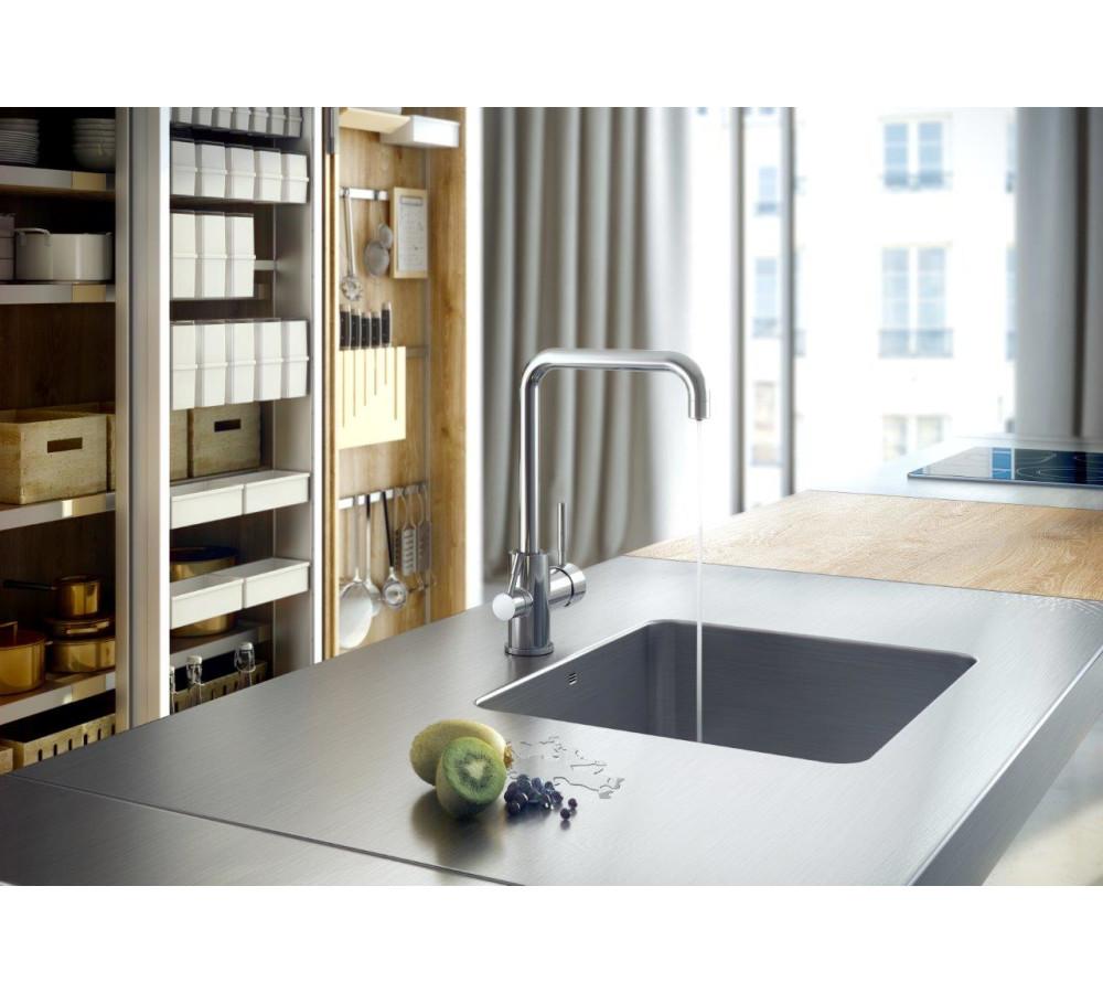Single-lever kitchen tap with 3 ways Genebre TAU chrome with reference 65702 18 45 66 from the brand GENEBRE