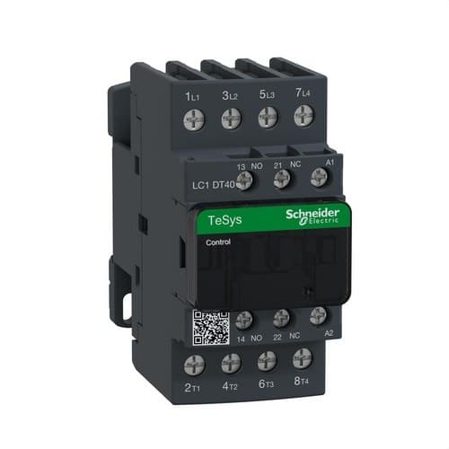Contactor 40A 1 NO/1 NC 230V 50-60HZ 4P met referentie LC1DT40P7 van het merk SCHNEIDER ELECTRIC